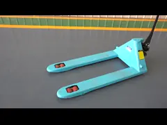 Ручной грузовик для поддонов 3000 кг 685 мм ширина вилки с нейлоновыми колесами 3 тонны поддонов video