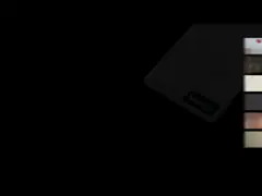 Плита Кристл углерода панели стены облицовки древесины угля мрамора PVC бамбуковая video