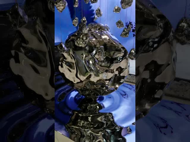 ステンレス・スティール3次元物体 視覚的に魅力的な芸術作品