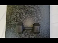 Anti UV Shock Proof Rubber Mat, Ubin Karet Luar Ruangan Dengan Permukaan Hitam Merah Biru