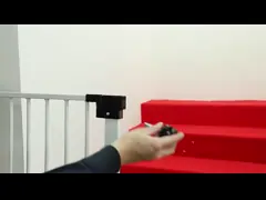 Ворота любимца младенца предохранения от регулируемых ворот безопасности младенца ворот безопасности младенца автоматических близких тройные video