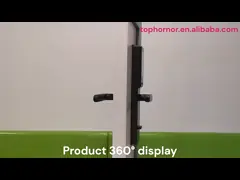 Tuya Luxury Smart Door Lock Touch Panel Биометрический код Карта Ключ Доступ Ключ ручки video