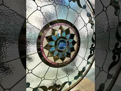 Архитектурное искусство Декорация стеклянных окон Использование витражных окон Стеклянные двери Цвет Архитектурное стекло церкви video