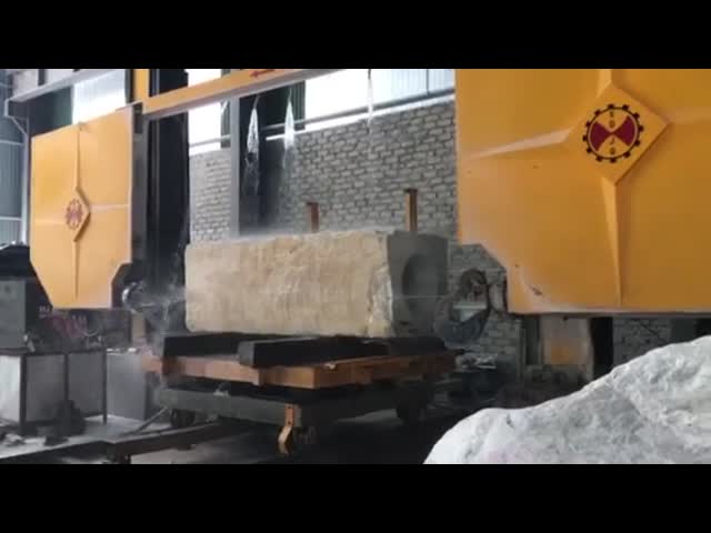 CNC Stone Diamond Wire Saw Cutting Machine 15kw