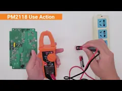 Вольтамперомметр метра портативной струбцины АК/ДК цифров с высокой эффективностью обнаружения НКВ video