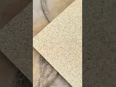 Строя камень гранита желтого цвета отделки стен кроет черепицей для кухни ориентированной на заказчика video