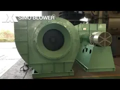 Cement Kiln Medium Pressure Centrifugal Induced Draft Fan 90kw Kiln Head video