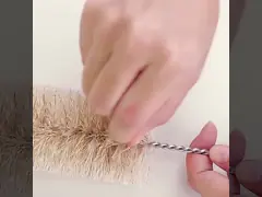 Custom Cylinder Steel Wire Tube Brush Soft Nylon 50mm