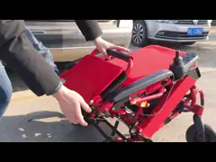 Кресло-коляска ISO13485 300W алюминиевая неработающая электрическая video