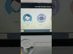 Динамическая проекция периметр, TUV периферическое зрение испытательное оборудование Голдман международный стандарт video