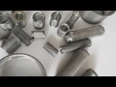 25 50 Микрон Нержавеющая сталь Фильтрная трубка Стиратель Фильтрная сетка Настраиваемая video