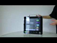 Lightweight Patient Monitor with Audible and Visual Alarm for Hospital Use video
