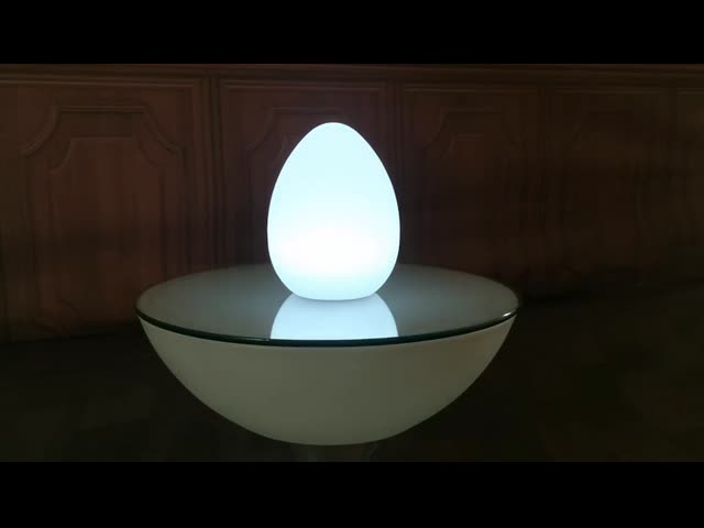 USB充電 プラスチック製の卵形LEDライト 充電可能なリチウム電池付き 無線
