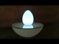 Ηλεκτρονική λάμπα τραπεζιού αυγών με LED ενσωματωμένη μπαταρία λιθίου για υπνοδωμάτιο