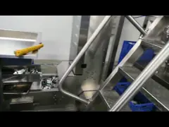 304 Нержавеющая сталь мешок кормильщик машина 15-35 упаковки/мин Siemens PLC video