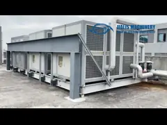 70TR Промышленное охлаждение воздухом, охлаждение водой, винтовой тип циркуляции video