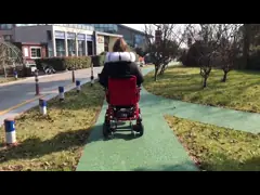 Disabled Lithium Ion 100KG Small Electric Wheelchair