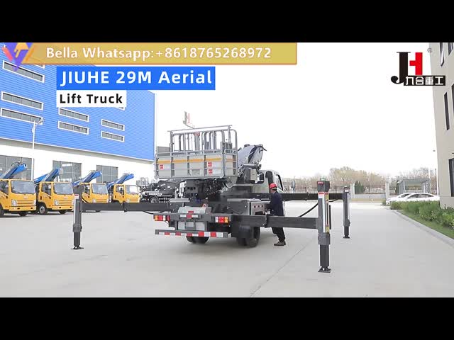 JIUHE 45M 空中作業エレベーター 操縦プラットフォーム トラック 高空作業 トラック