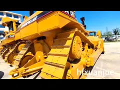 Бульдозер CAT DR8 для строительных проектов video