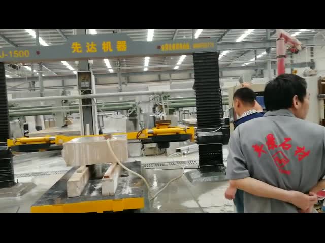 CNC Circular Slab Stone Cutting Machine Xianda Machinery Chjj-1500
