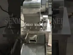 Crush rock sugar with a coarse grinder