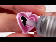 Одноразовые татуировки в форме сердца чернила кубок ресницы трансплантация клея кольцо с разделением розового пластика video