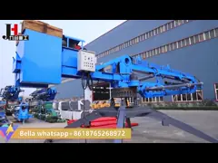 JIUHE 13m 15m 17m 21m Мобильный гидравлический бетонный поставщик бума паука бетонный поставщик бума бетонный дистрибьютор Вьетнама video