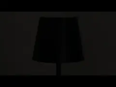 Заряжаемая настольная лампа с батареей 3 в 1 IP44 Теплое белое железо + ABS 150lm video