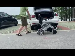Lithium battery light electric wheelchair can go to the travel