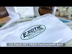 Laminated Plastic Pet Food Bag 1kg 2kg 3kg 20kgs For Animal Feed