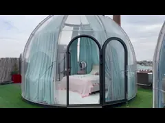 Переносные алюминиевые дома с предварительно сконструированным куполом с возможностью приглушения светодиодного света video