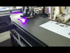CMYK плоский цифровой принтер высокое разрешение печать цифровой УФ-принтер video
