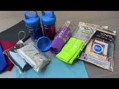 Настроенное логотип Сублимация Напечатанный мгновенный микроволокно путешественный размер охлаждения спортивный ледяной полотенце video