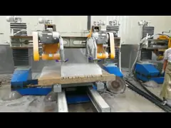 Four Slice Edge Cutting Machine For Column Slab