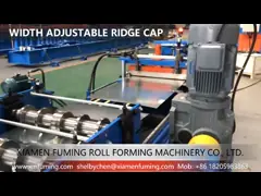 15KW Ridge Cap Roll Forming Machine Precision Width Adjustable