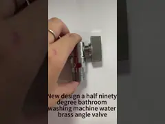 Клапаны стопа 3/8inch угла Chrome углового вентиля faucet потока NPT video