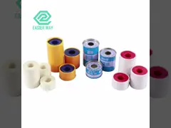 Лента бумаги микропоры олова пластмассы ленты 4m 5m шлихты белого цвета медицинская не сплетенная с распределителем video