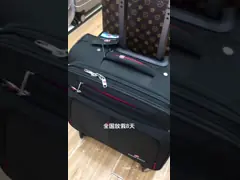 Фиксированные колонки ткани багажный мешок многофункциональный полиэстерный материал video