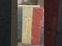 Плакирование стены песчаника сопротивления погоды естественное черное с хонингованной стороной video