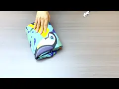 Printed Microfiber Suede Beach Towel Absorbent Soft Durable