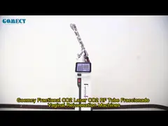 10.6μM фракционный лазер CO2 для очистки кожи с True Color Touch LCD Screen video