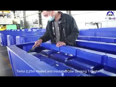 170*57*50 см Утечка Испытательная корова Питьевая кастрюля Вместимость 140 л video