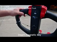 Compact Full Electric Pallet Truck With 1.5ton Capacity Jack walkie type