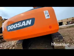 210 кВт Подержанное тяжелое строительное оборудование Доусан Dx420lc экскаватор video