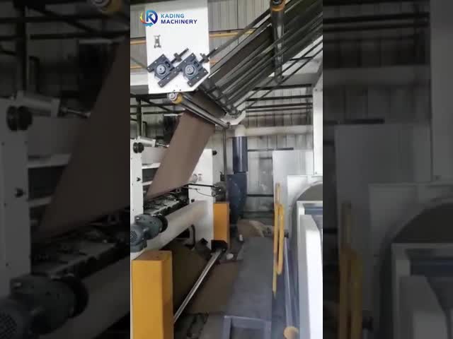 3 / 5 / 7 Linha de produção de cartão corrugado para embalagens de papelão e cartão
