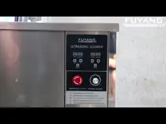 Уборщик нержавеющей стали 61L 1500W промышленный ультразвуковой извлекая грязи смазывает тавот ржавчины video