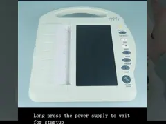 10,1 машина канала ECG экрана касания машины дюйма медицинская ECG цифровая 12 video