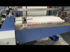 印刷業界のための高性能A4の手動ペーパー折りたたみ機械360*1000mm 380V