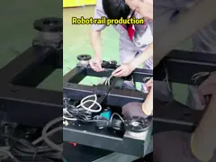 Сертификата Ce робота оси рельсового пути робота руки сталь твердости линейного внешнего высокая video