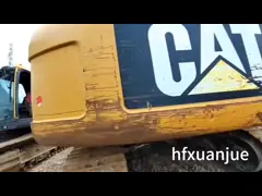 110 кВт Использованные экскаваторы CAT Тяжелые машины 23Тон 323D 323DL2 video